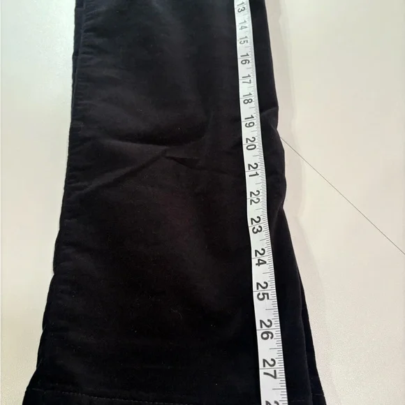 Talbots Black Velvet Pants - Picture 6 of 7